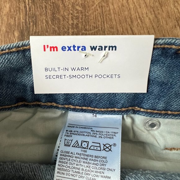 NEW Old Navy High-Waisted OG Straight Ankle Jeans Sz 14 - Picture 13 of 13